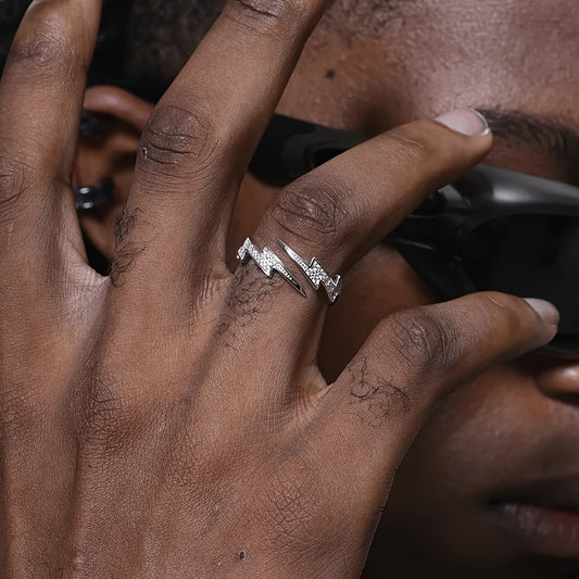 Luxurious Full Shining Lightning Ring