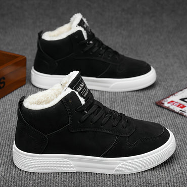 Men's Winter Warm Skateboarding Shoes, Snow Boots