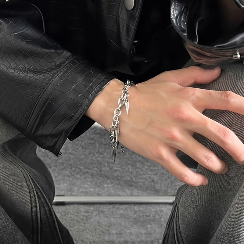 Minimalist  Bracelet, Tapered Punk Hip-Hop Style