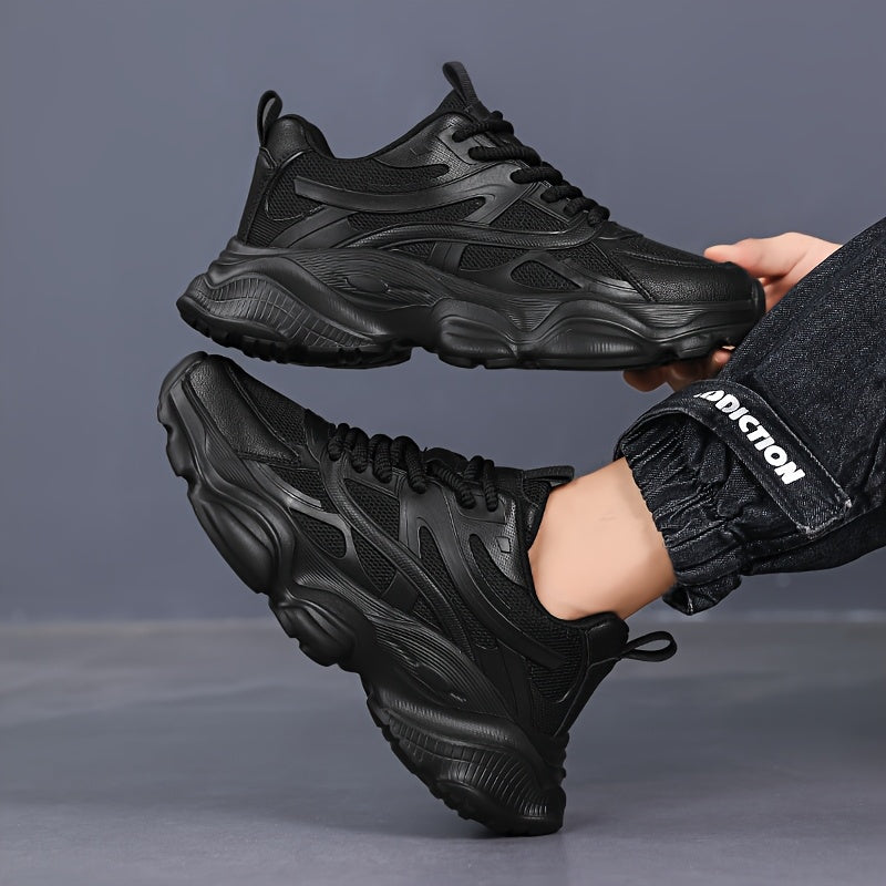 Classic Design of Beige Thick Soled Casual Sports Shoes