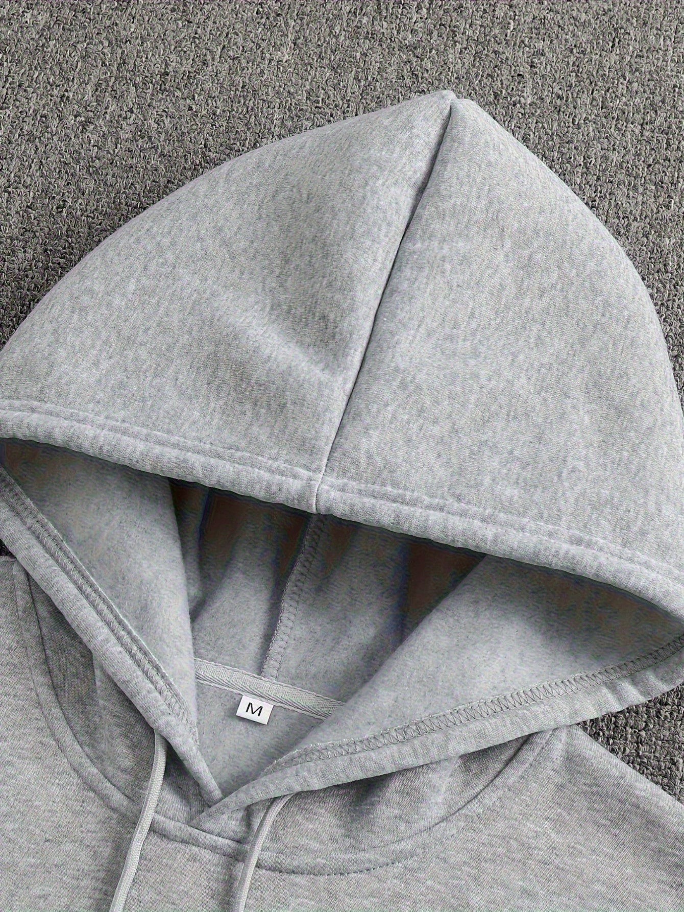 Men's Autumn/Winter Fashion Print Hooded Sweatshirt, Versatile Sporty Casual