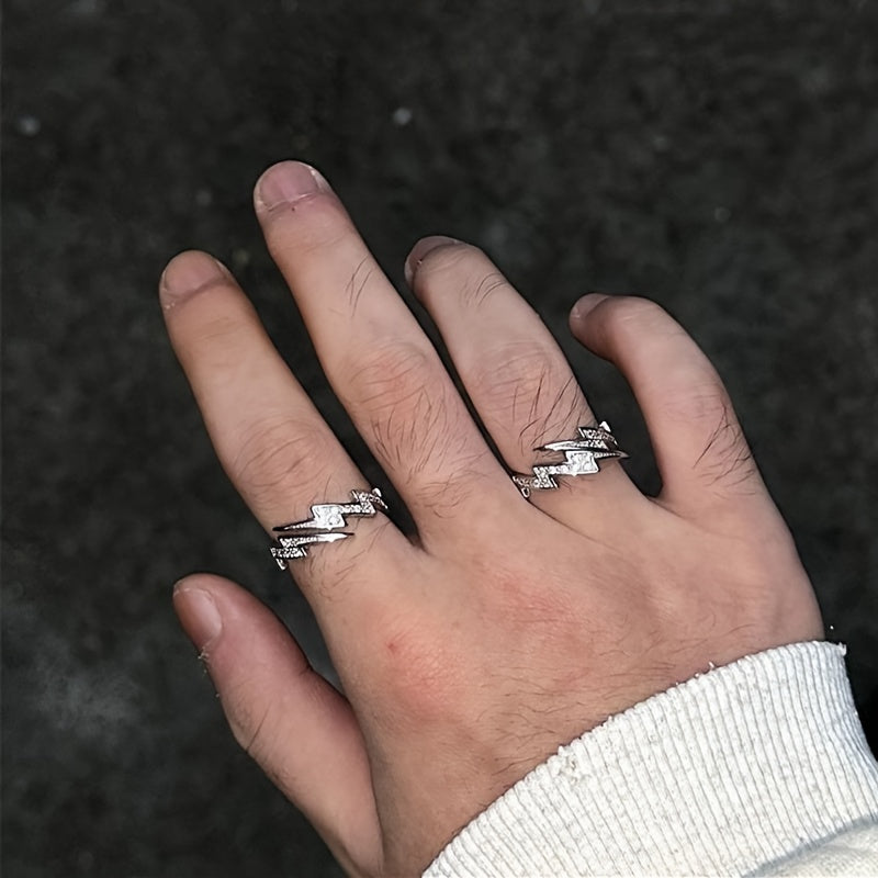 Luxurious Full Shining Lightning Ring