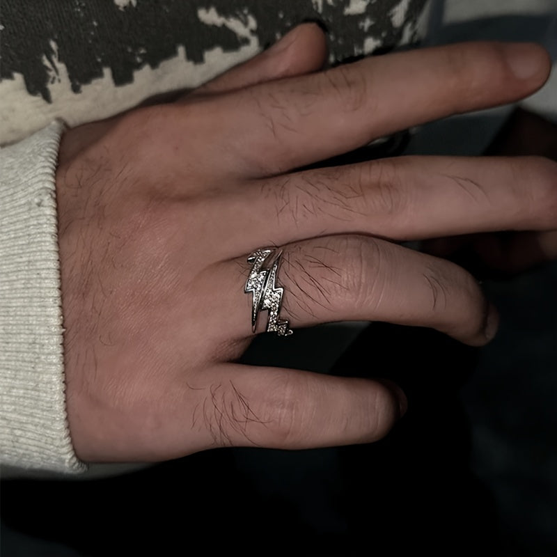 Luxurious Full Shining Lightning Ring