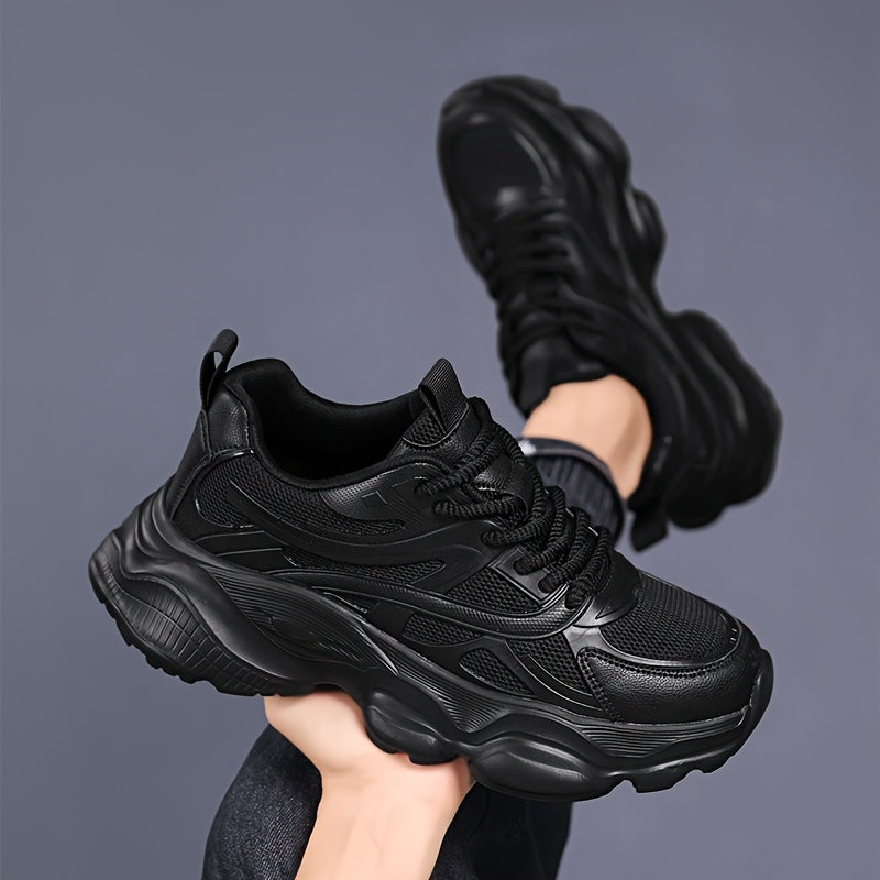 Classic Design of Beige Thick Soled Casual Sports Shoes