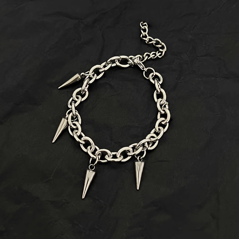 Minimalist  Bracelet, Tapered Punk Hip-Hop Style