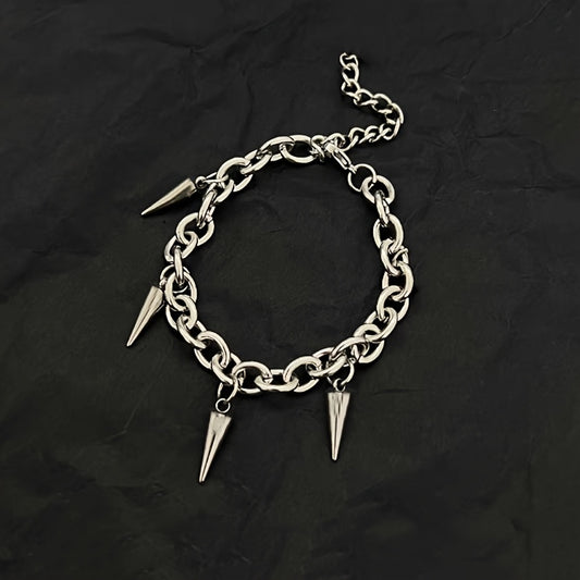 Minimalist  Bracelet, Tapered Punk Hip-Hop Style