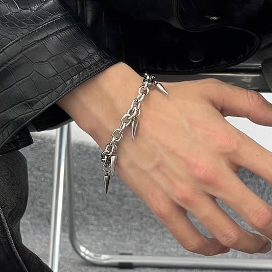 Minimalist  Bracelet, Tapered Punk Hip-Hop Style