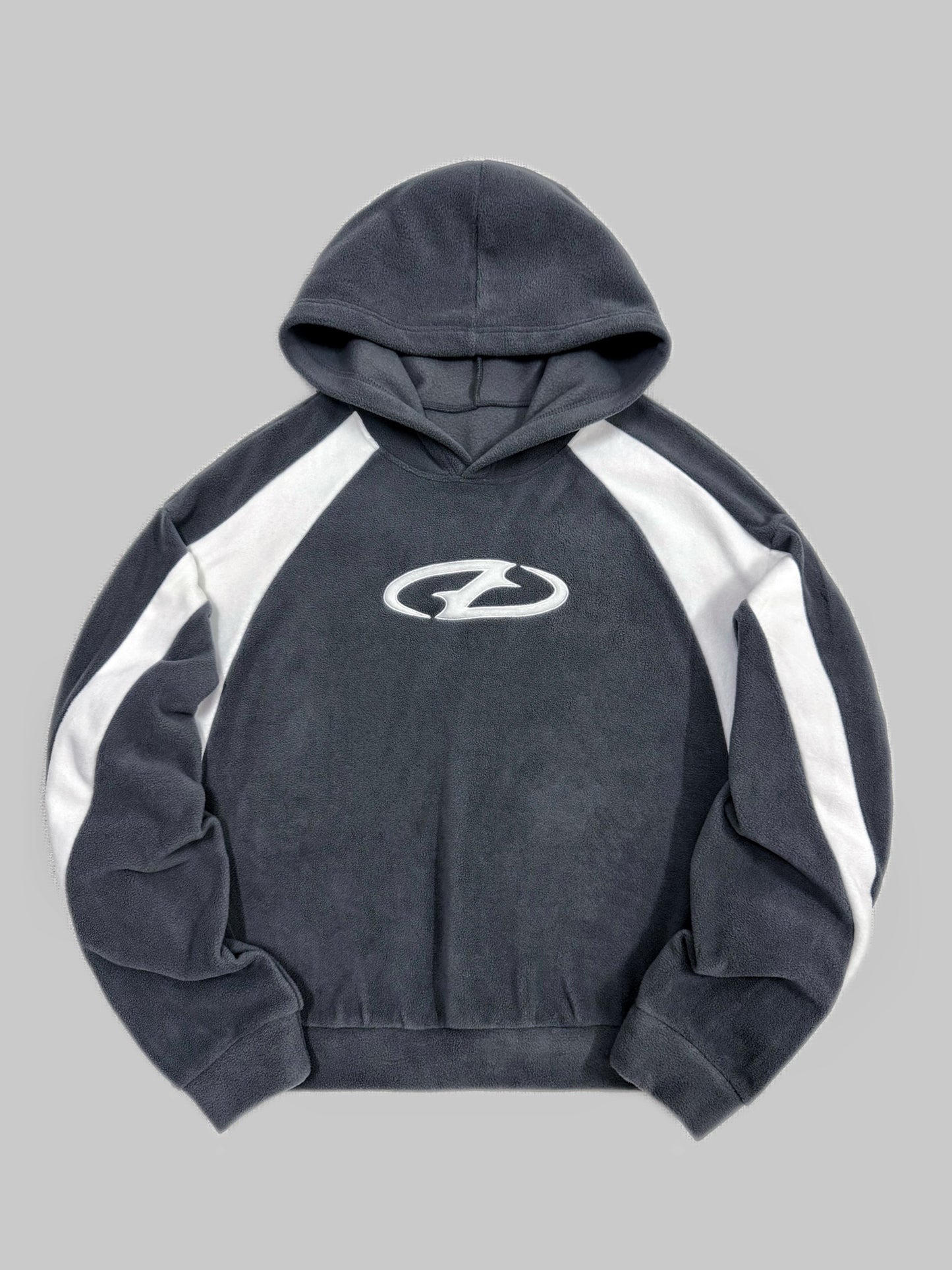 New Men's Autumn Winter Fashion Hooded Plush Embroidered Sweatshirt