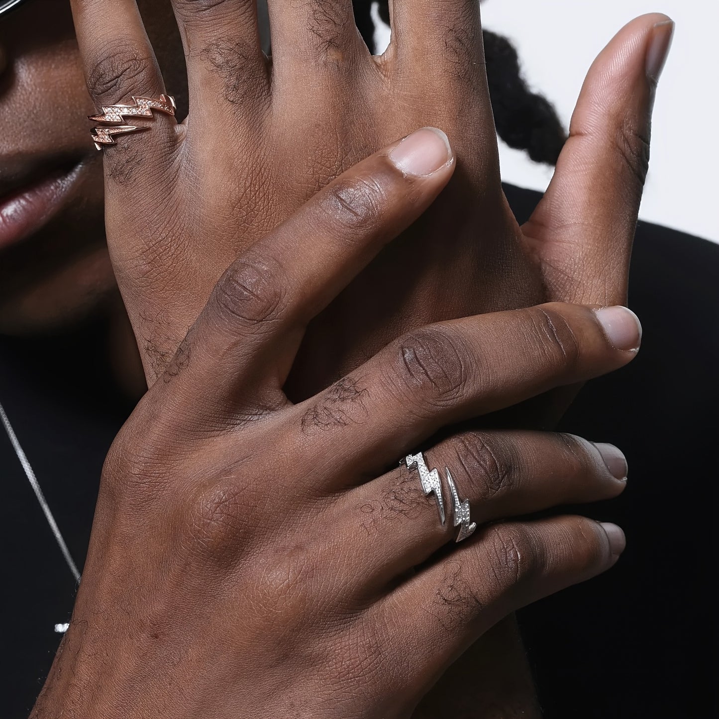 Luxurious Full Shining Lightning Ring