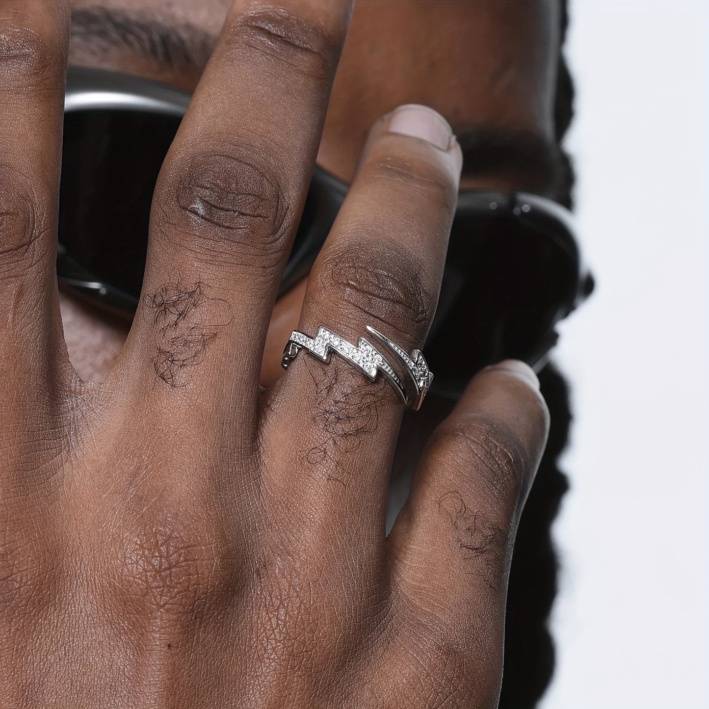 Luxurious Full Shining Lightning Ring