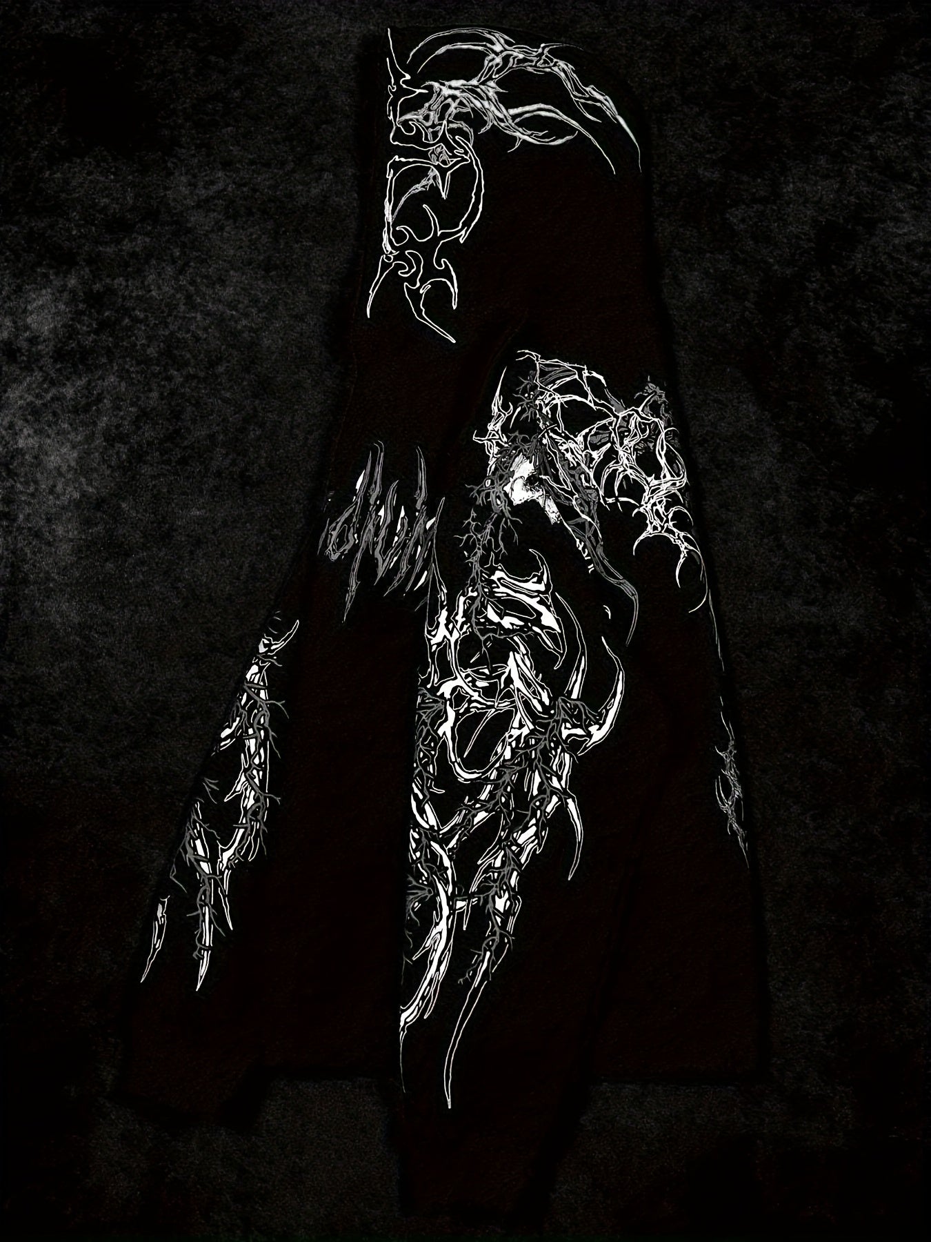 Breathedivinity Men's Printed Hoodie with Kangaroo Pocket